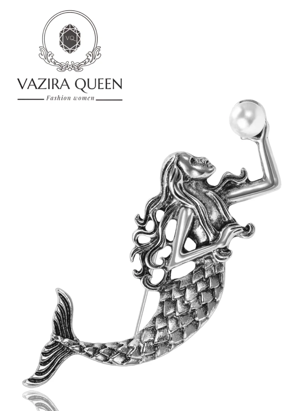 VQ Mermaid Brooch